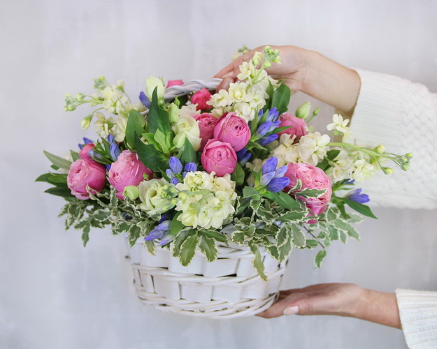 Кошик квітів Візантійські сади