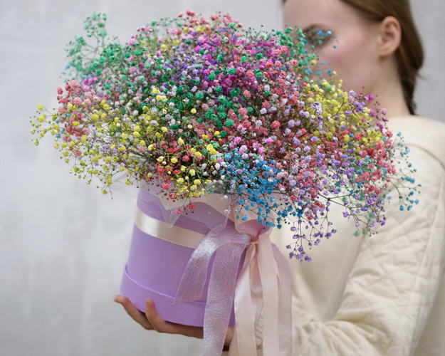 Букет у капелюшній коробці Віднесені вітром