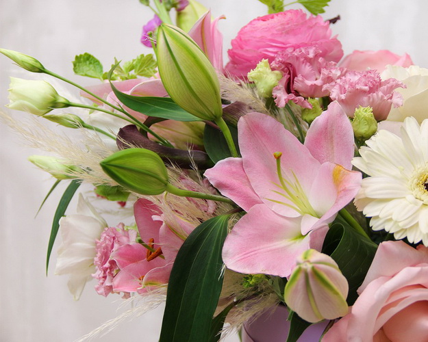 Букет в капелюшної коробки Французький шик