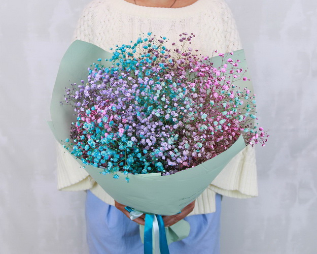 Букет із гіпсофілу Сьоме небо