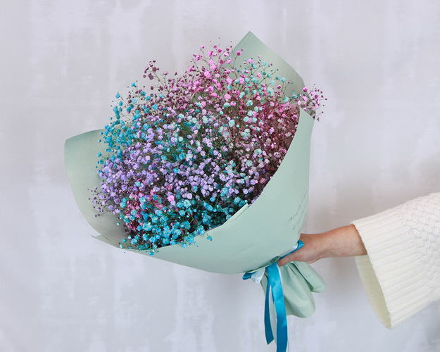 Букет із гіпсофілу Сьоме небо