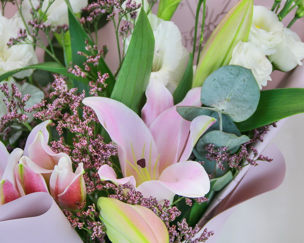 Букет квітів Бажані слова