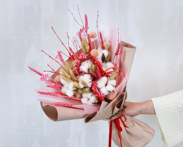 Букет із сухоцвітів Солодке життя