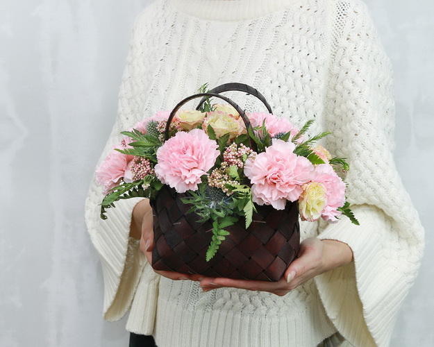 Кошик квітів Лісове повітря