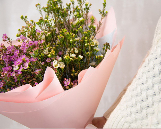 Букет ДУО з 19 гілок хамелаціуму