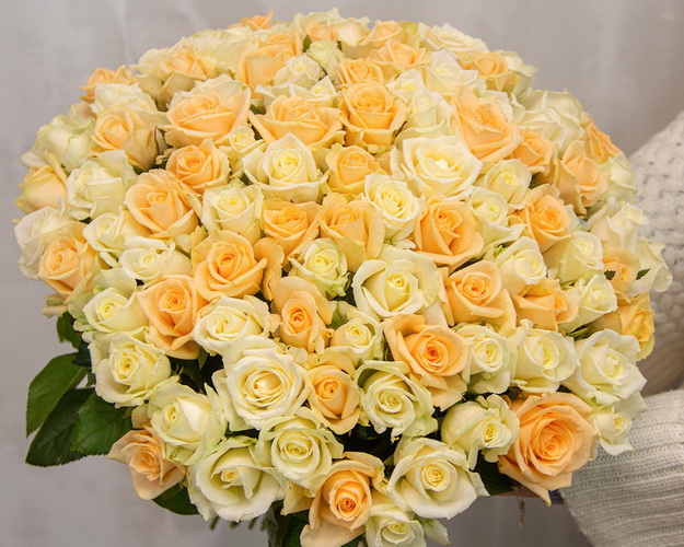 Букет із 101 троянди Каприз