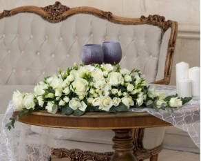 Композиція на стіл нареченого та нареченої велика