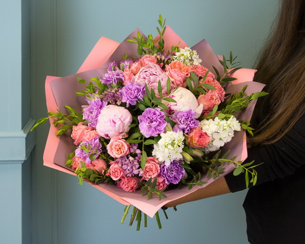 Букет квітів Жаркий поцілунок