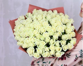 Букет із 101 троянди Моніка