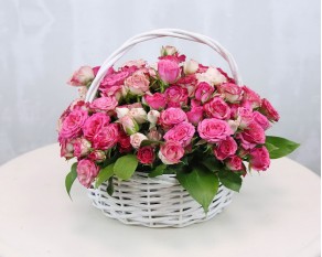 Кошик квітів Росинка
