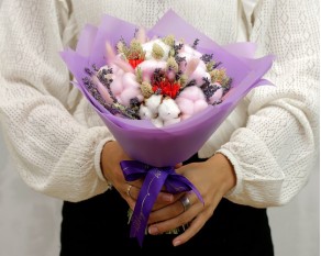 Букет із сухоцвітів Бавовняне поле