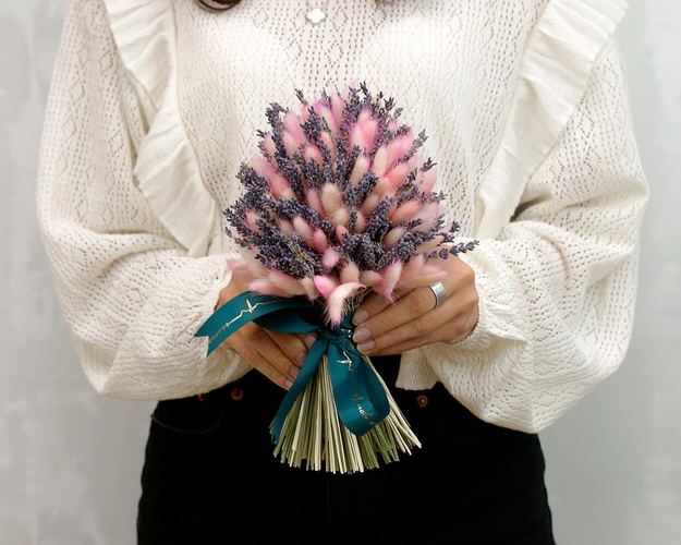 Букет із сухоцвітів Лавандовий замок