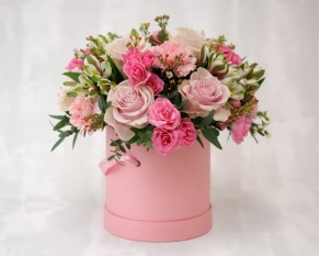 Букет в капелюшної коробки Софа