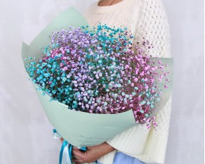 Букет із гіпсофілу Сьоме небо