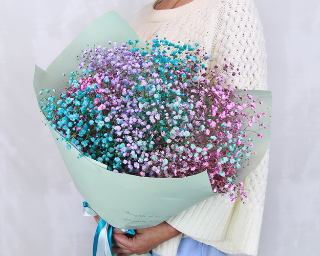 Букет із гіпсофілу Сьоме небо