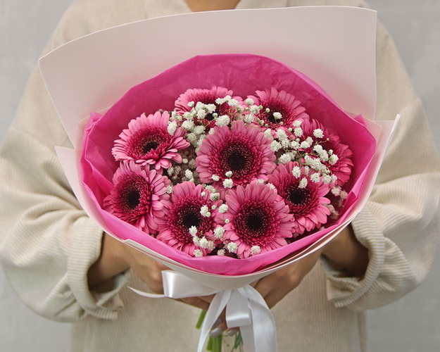 Букет квітів Рубіновий захід сонця