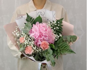 Букет квітів Рожевий фламінго