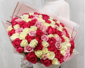 Букет зі 101 троянди Мрійливість
