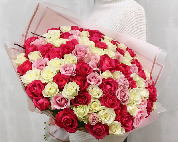 Букет зі 101 троянди Мрійливість