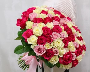 Букет зі 101 троянди Мрійливість