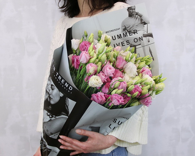 Букет еустоми Марі