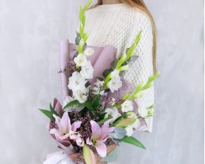 Букет квітів Бажані слова