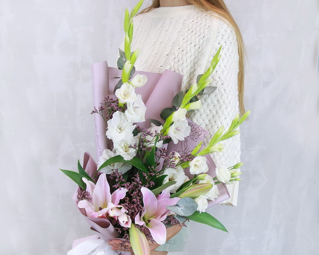 Букет квітів Бажані слова