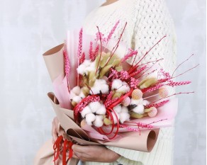 Букет із сухоцвітів Солодке життя