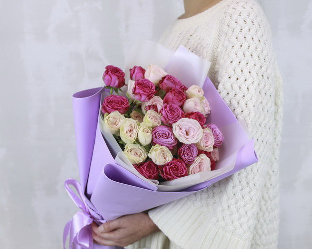 Букет квітів Шепіт серця