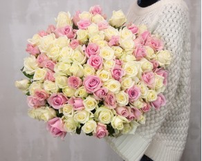 Букет із 101 троянди Замріяний вечір