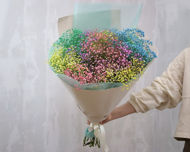 Букет з гіпсофіл Сузір'я кохання