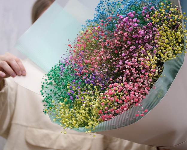 Букет з гіпсофіл Сузір'я кохання