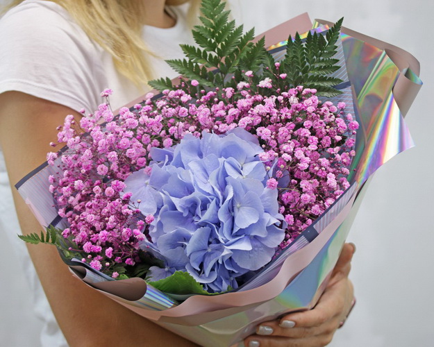 Букет квітів Тепле сяйво