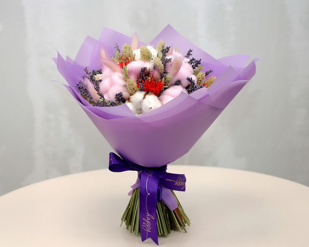 Букет із сухоцвітів Бавовняне поле