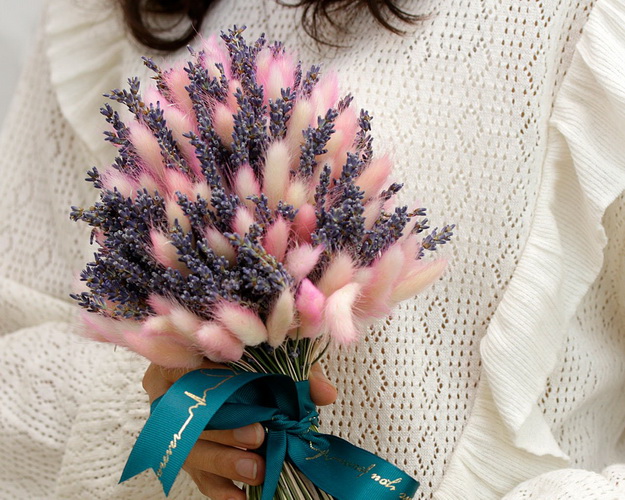 Букет із сухоцвітів Лавандовий замок