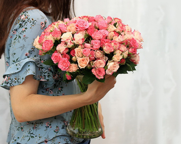 Троянда кущова мікс