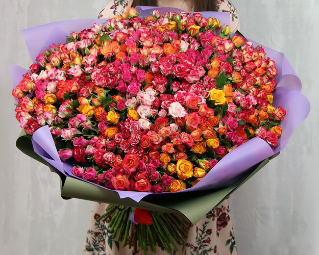 Букет із 101 кущової Пристрасний