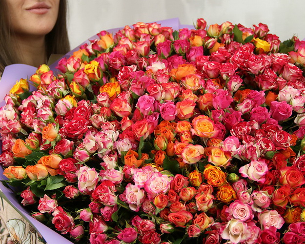 Букет із 101 кущової Пристрасний