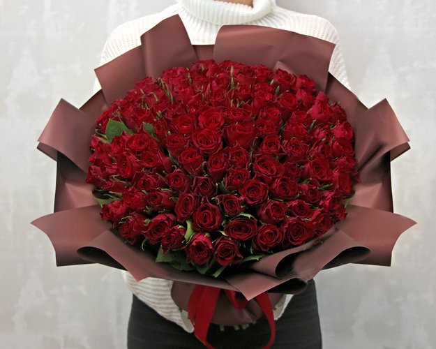 Букет із 101 троянди Родос
