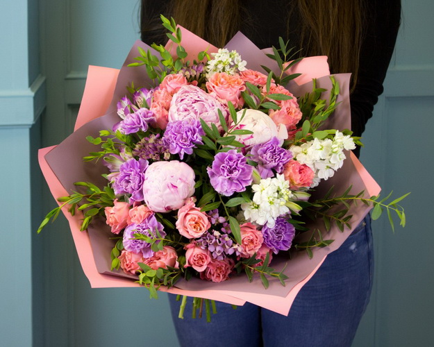 Букет квітів Жаркий поцілунок