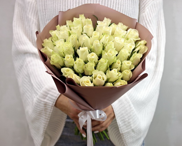 Букет із 51 білих Амур