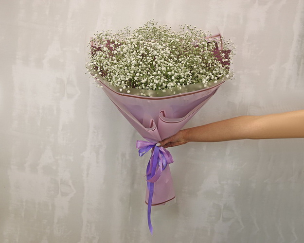 Букет із гіпсофілу Перша роса