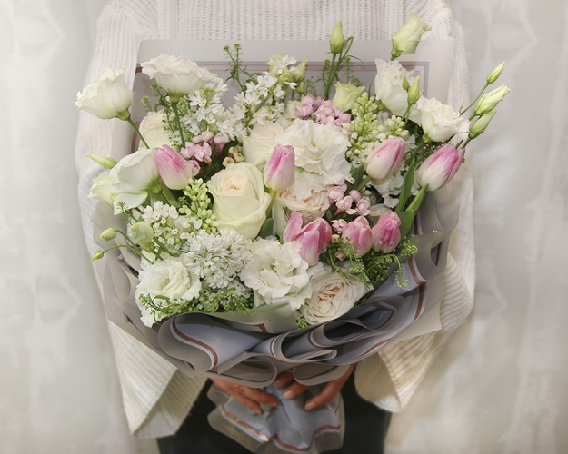 Букет квітів Зимовий ранок