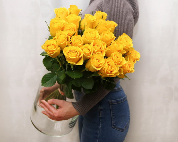 Троянда Еквадор жовта