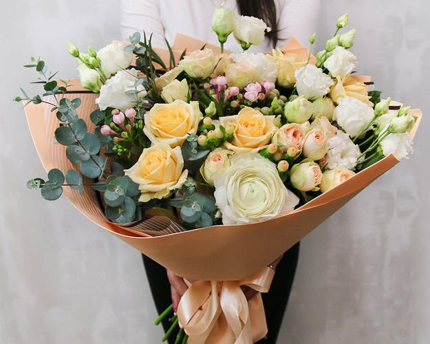 Букет квітів Теплий бриз