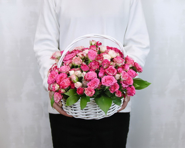 Кошик квітів Росинка